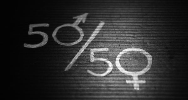 Symbolbild: 50/50-Aufteilung bei Männern und Frauen. Foto: Selver Ucanbarlic, pixabay.com, 2196594